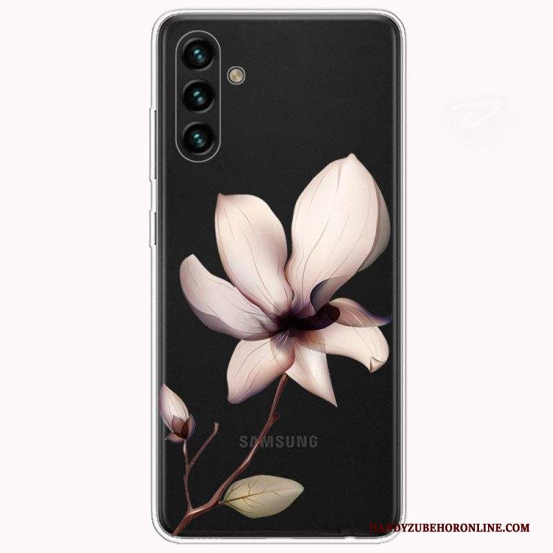 Cover Samsung Galaxy A13 5G / A04s Un Fiore Trasparente