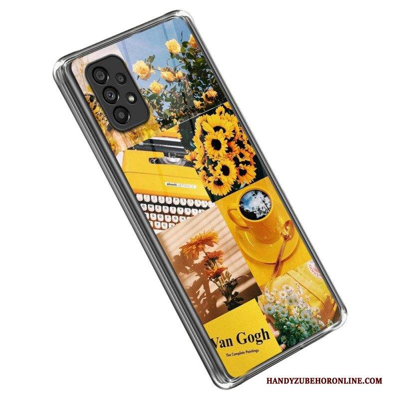 Cover Samsung Galaxy A53 5G Variazione Floreale