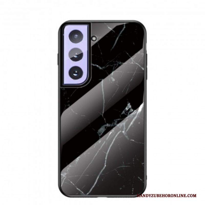 Cover Samsung Galaxy S21 5G Vetro Temperato Colori Marmo