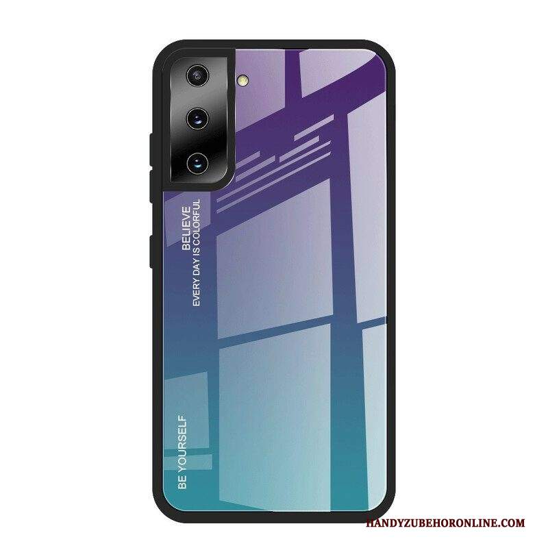 Cover Samsung Galaxy S21 5G Vetro Temperato Sii Te Stesso