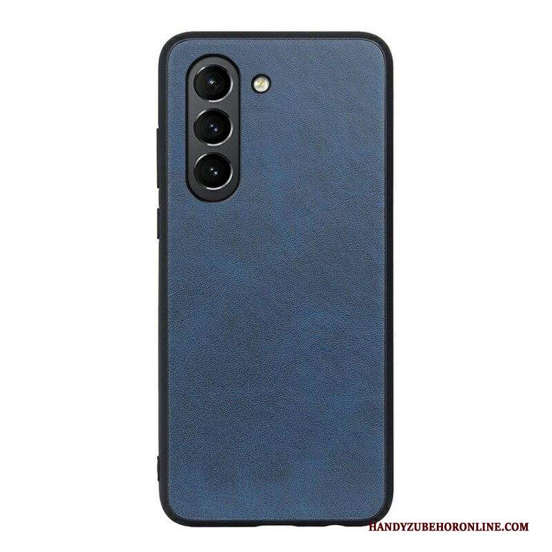 Cover Samsung Galaxy S21 FE Look Raffinato Effetto Pelle