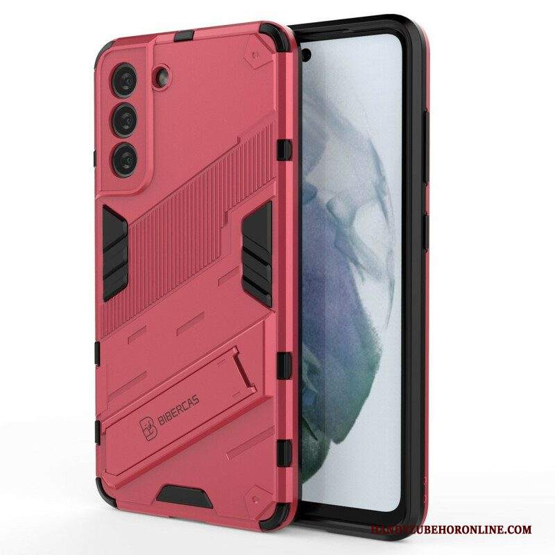 Cover Samsung Galaxy S21 FE Supporto Staccabile A Due Posizioni A Mani Libere