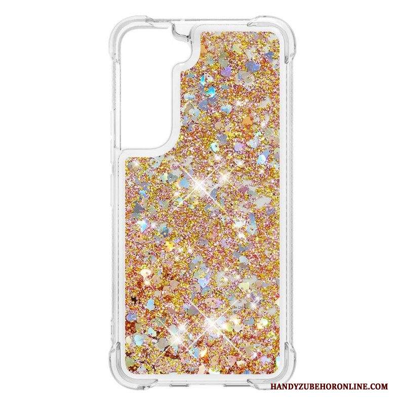 Cover Samsung Galaxy S22 Plus 5G Paillettes Con Coulisse