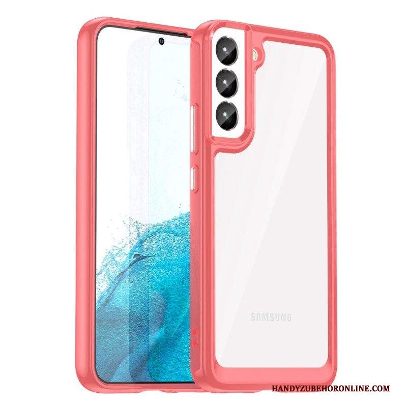 Cover Samsung Galaxy S23 Plus 5G Bordi Colorati Ibridi