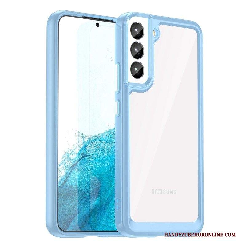 Cover Samsung Galaxy S23 Plus 5G Bordi Colorati Ibridi
