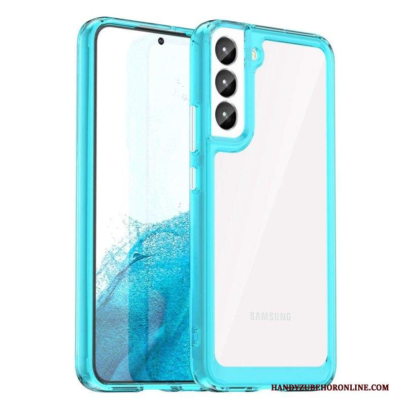Cover Samsung Galaxy S23 Plus 5G Bordi Colorati Ibridi