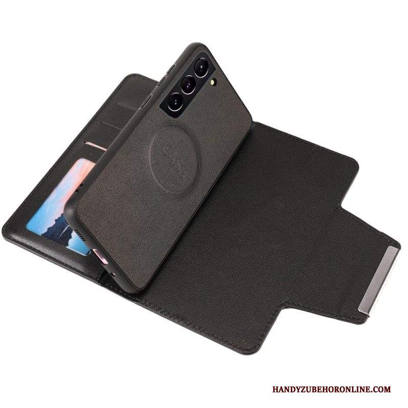 Cover Samsung Galaxy S23 Plus 5G Chiusura In Argento Staccabile