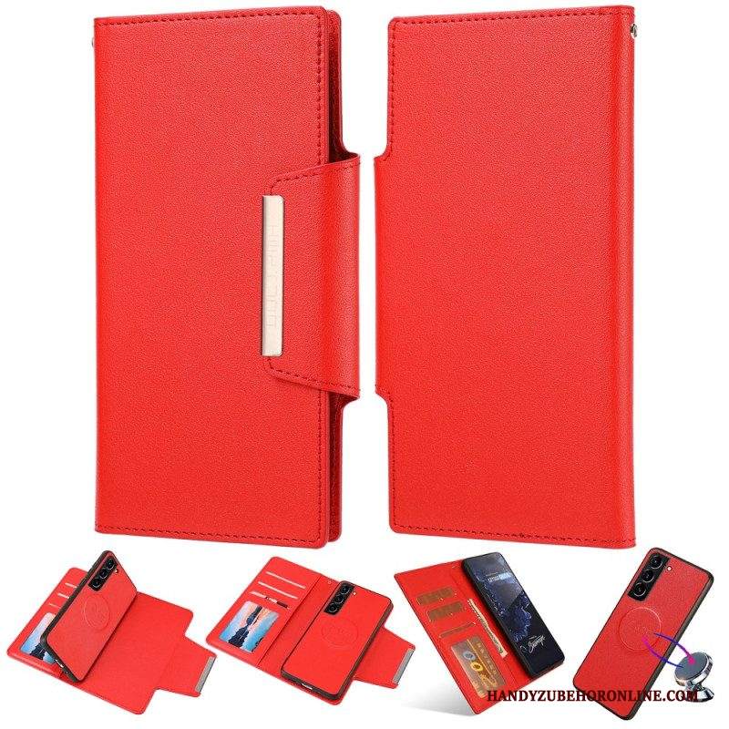 Cover Samsung Galaxy S23 Plus 5G Chiusura In Argento Staccabile