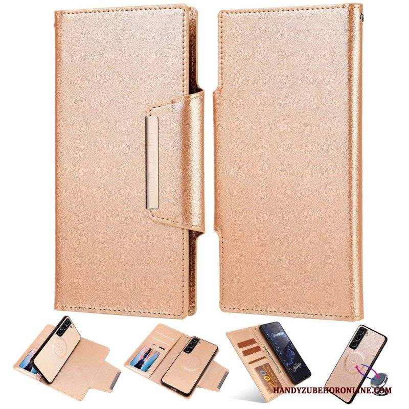 Cover Samsung Galaxy S23 Plus 5G Chiusura In Argento Staccabile