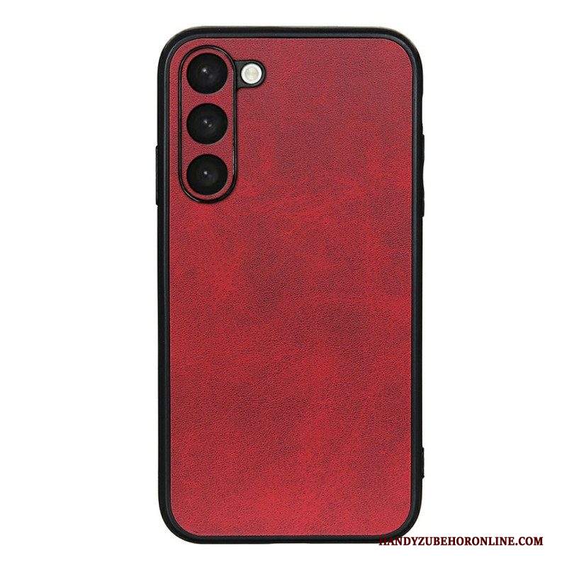 Cover Samsung Galaxy S23 Plus 5G Look Raffinato Effetto Pelle