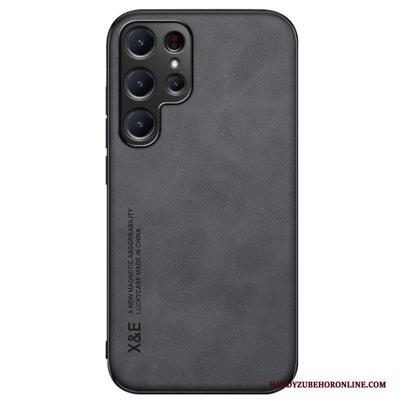 Cover Samsung Galaxy S23 Ultra 5G Pelle Effetto Pelle X&e