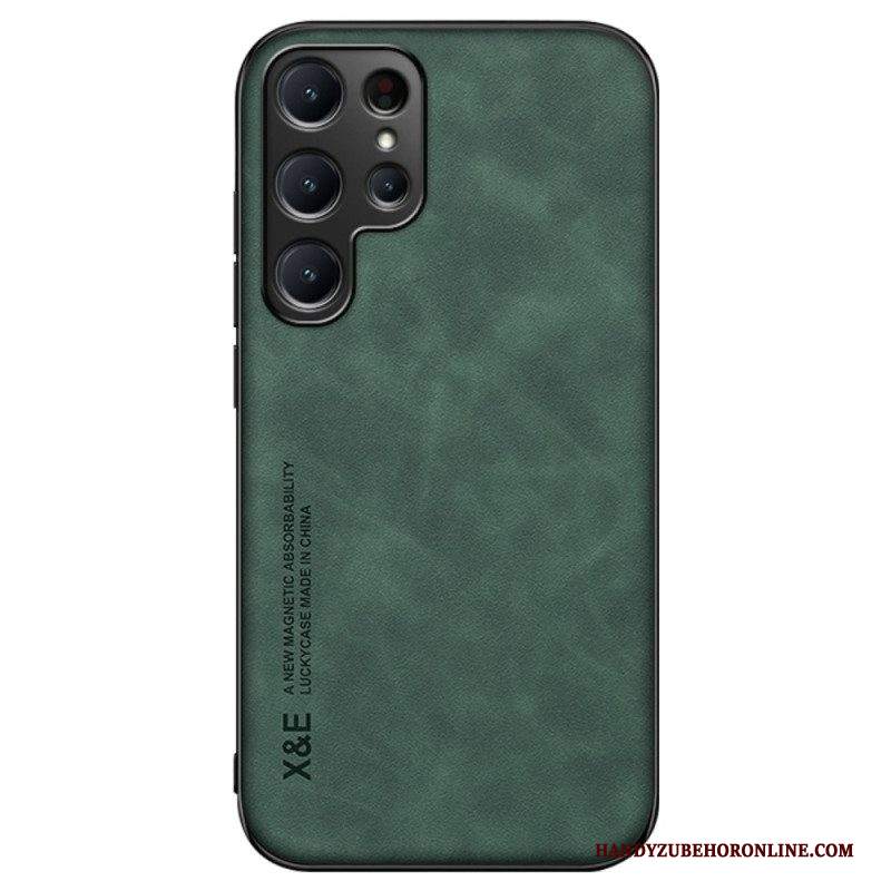 Cover Samsung Galaxy S23 Ultra 5G Pelle Effetto Pelle X&e