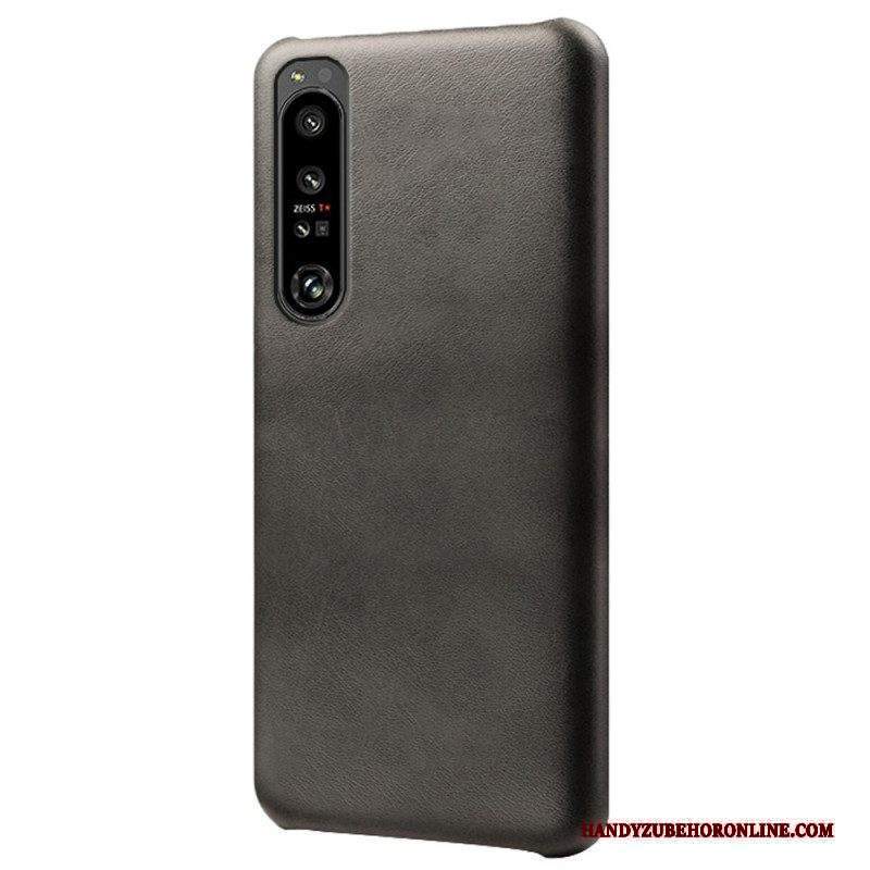 Cover Sony Xperia 1 IV Effetto Pelle