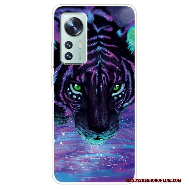 Cover Xiaomi 12 Pro Felino In Silicone