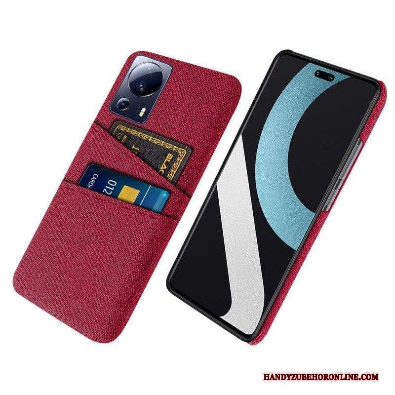 Cover Xiaomi 13 Lite Panno Con Portacarte