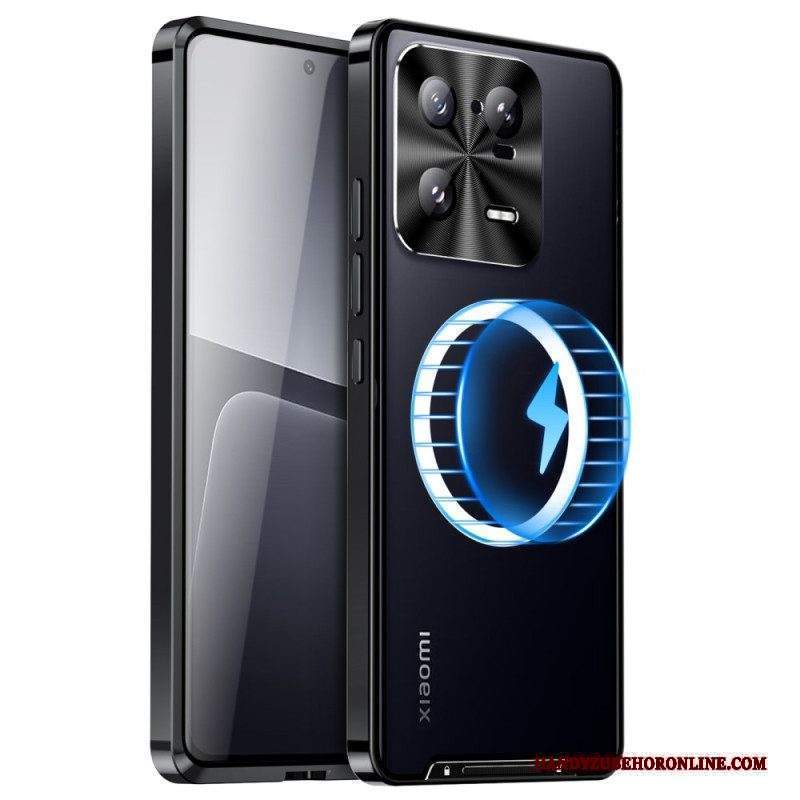 Cover Xiaomi 13 Pro Bordi In Metallo Compatibili Con Magsafe