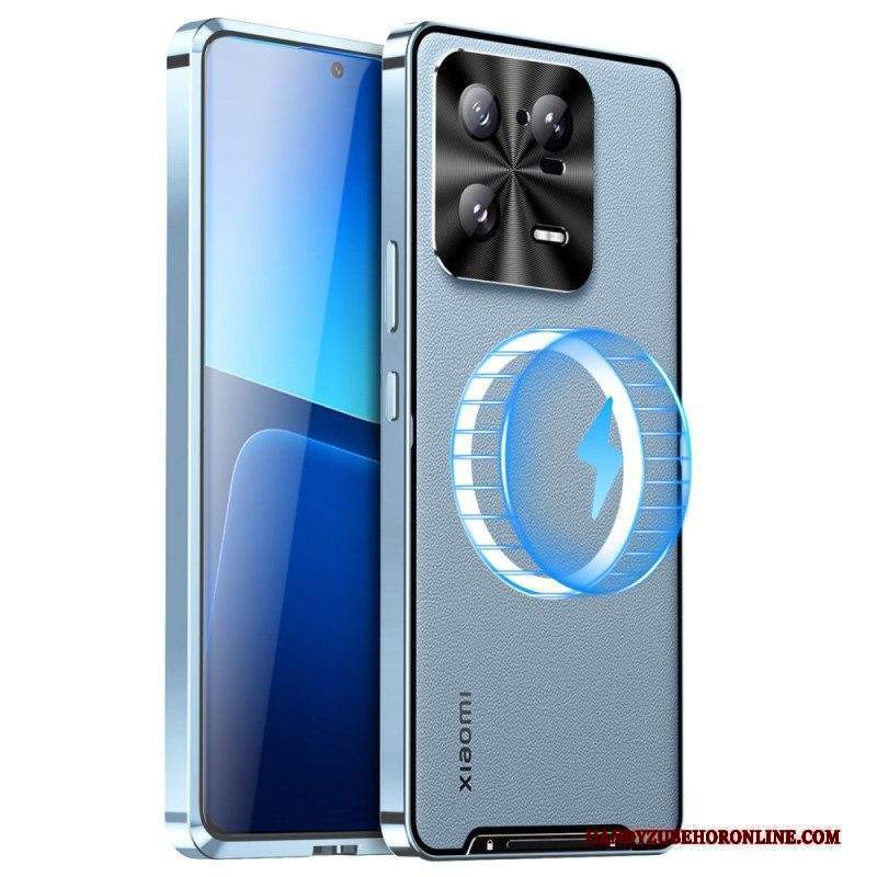 Cover Xiaomi 13 Pro Bordi In Metallo Compatibili Con Magsafe