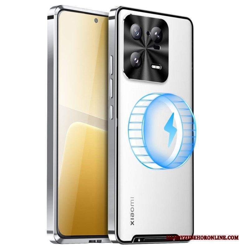 Cover Xiaomi 13 Pro Bordi In Metallo Compatibili Con Magsafe