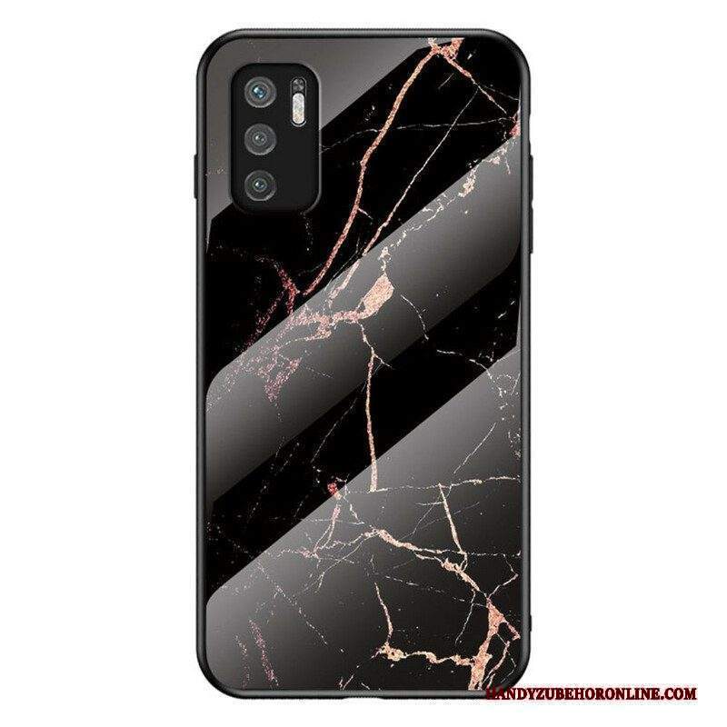 Cover Xiaomi Redmi Note 10 5G Vetro Temperato Colori Marmo