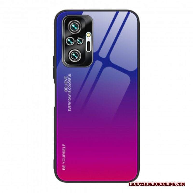 Cover Xiaomi Redmi Note 10 Pro Vetro Temperato Sii Te Stesso