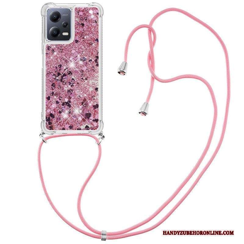 Cover Xiaomi Redmi Note 12 5G Con Coulisse In Paillettes