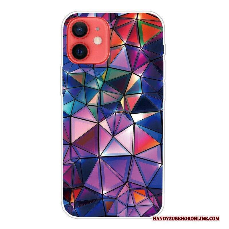Cover iPhone 13 Mini Geometria Flessibile