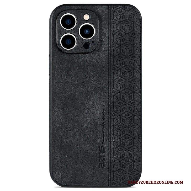 Cover iPhone 14 Azns Effetto Pelle