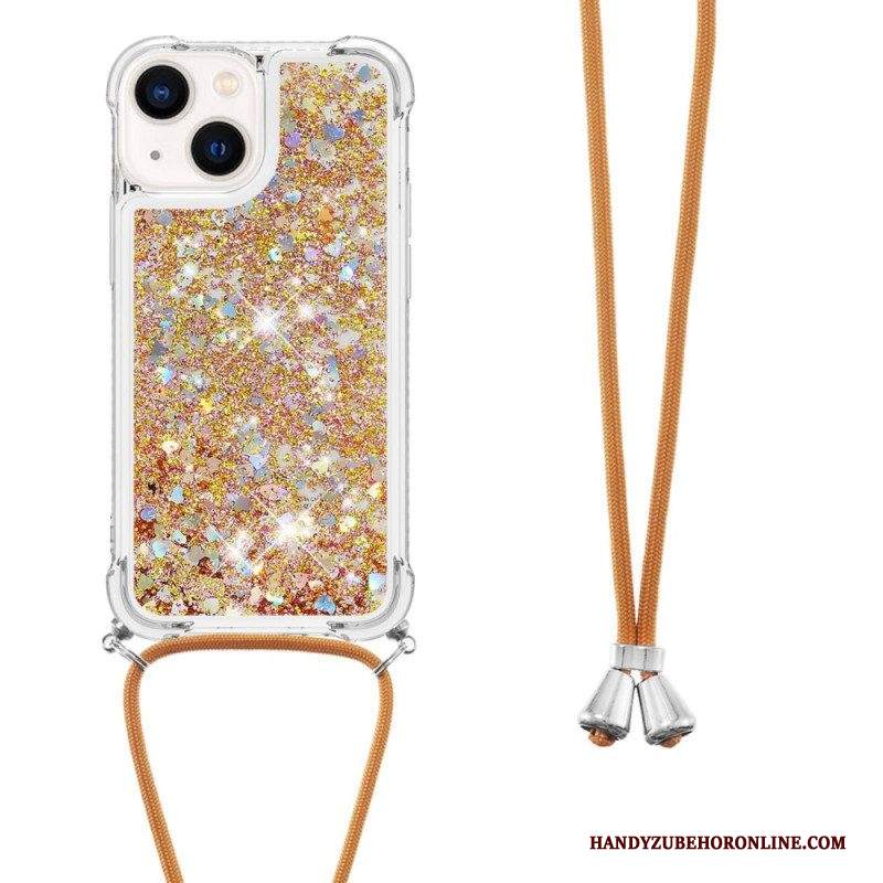 Cover iPhone 14 Plus Con Coulisse In Paillettes