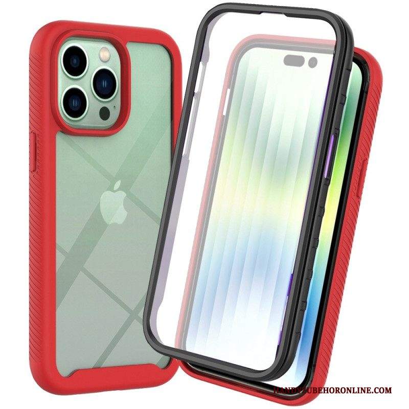Cover iPhone 14 Pro Max Ibrido Con Protezione Per Lo Schermo