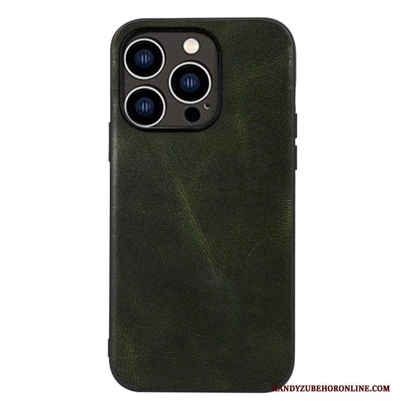 Cover iPhone 14 Pro Pelle Vera