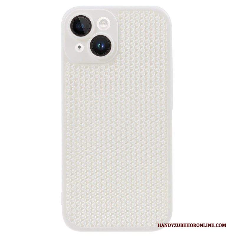 Cover iPhone 15 Plus Nido D'ape Con Protezione Per Fotocamera
