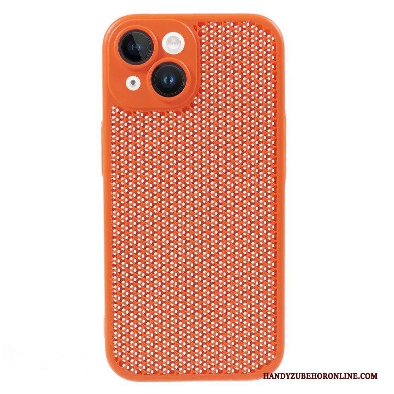 Cover iPhone 15 Plus Nido D'ape Con Protezione Per Fotocamera