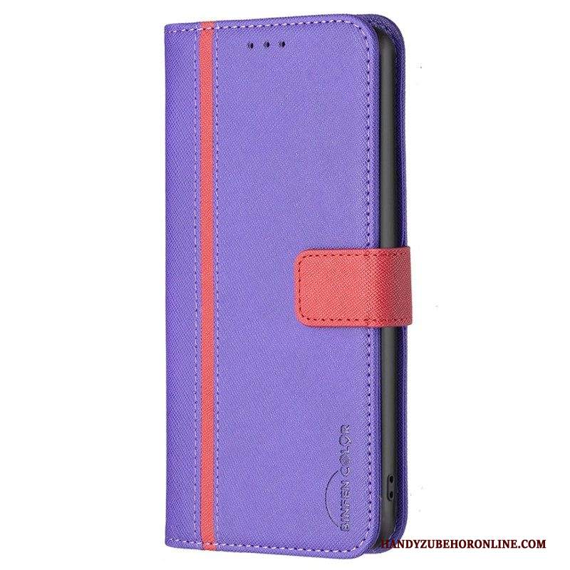 Custodia A Portafoglio Samsung Galaxy S23 5G Colore Binfen Bicolore