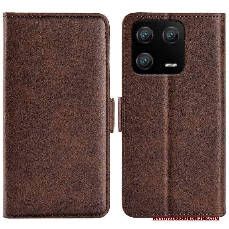 Custodia A Portafoglio Xiaomi 13 Pro Doppia Chiusura