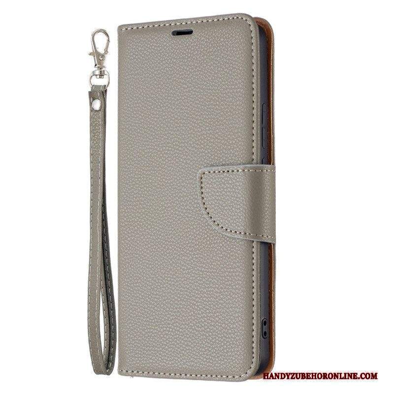 Custodia A Portafoglio Xiaomi Redmi Note 11 Pro Plus 5G Lychee Chiusura Obliqua