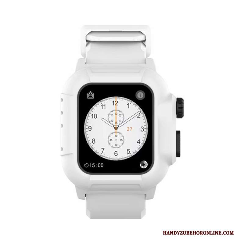 Custodia Apple Watch Series 3 Protezione Nero Impermeabili, Cover Apple Watch Series 3 Running Tendenza