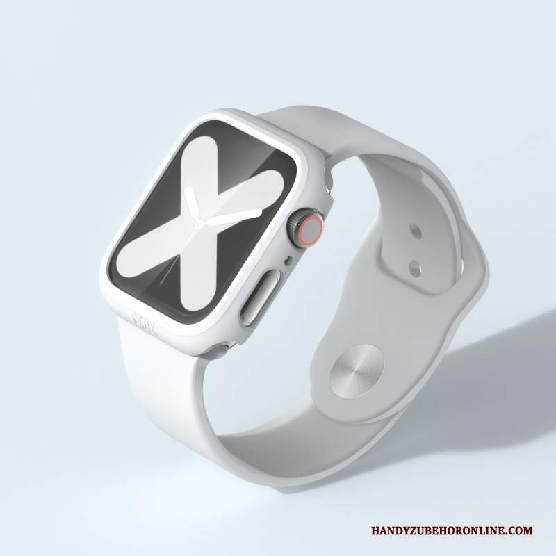 Custodia Apple Watch Series 5 Silicone Marchio Di Tendenza Di Personalità, Cover Apple Watch Series 5 Protezione Tutto Incluso Rosso