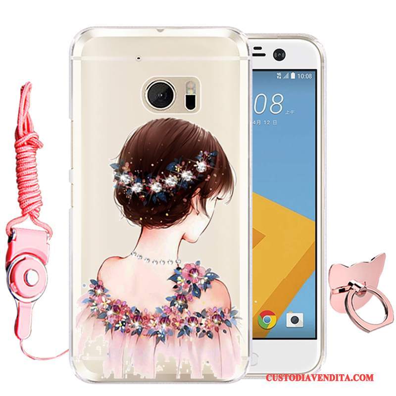 Custodia Htc 10 Cartone Animato Rosatelefono, Cover Htc 10 Protezione