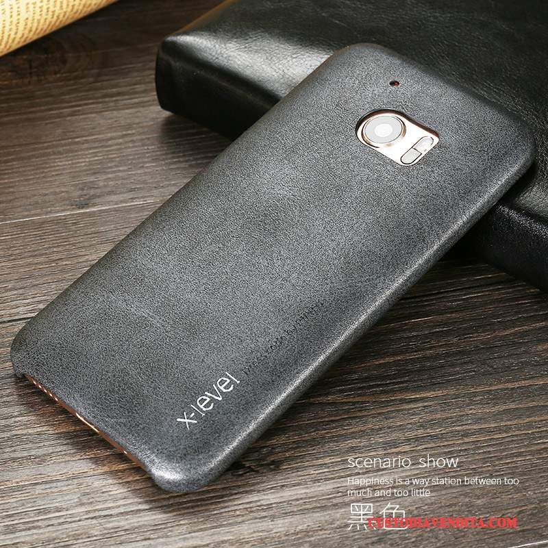 Custodia Htc 10 Pelle Nuovo Cachi, Cover Htc 10 Protezione Anti-caduta Chiaro