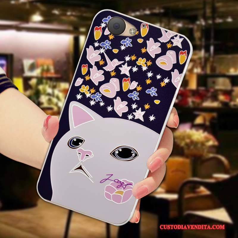 Custodia Htc One A9s Cartone Animato Nuovo Morbido, Cover Htc One A9s Silicone Rosa Anti-caduta