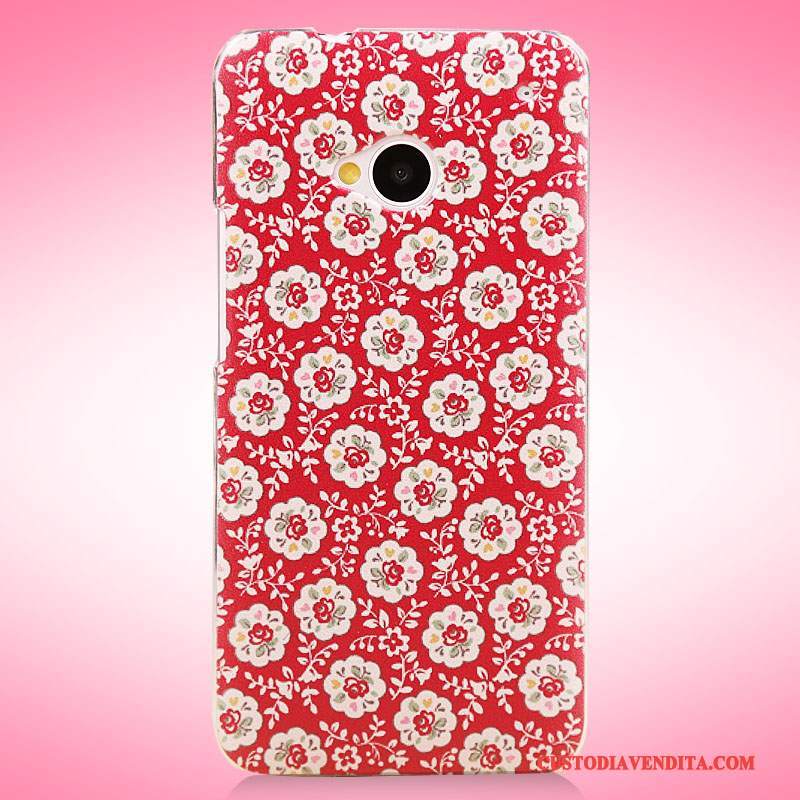 Custodia Htc One M7 Colore Telefono Blu Chiaro, Cover Htc One M7 Protezione Sottile Macchiati