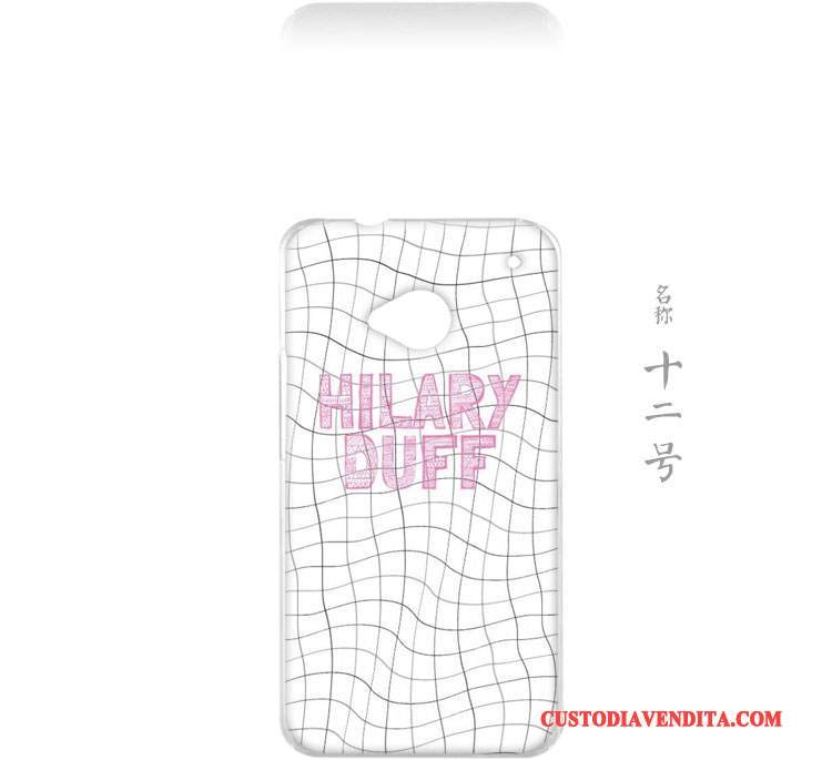 Custodia Htc One M7 Protezione Fresco Arte, Cover Htc One M7 Piccola Blu
