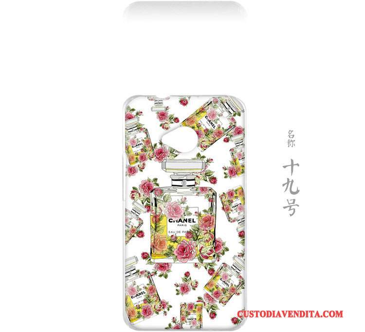 Custodia Htc One M7 Protezione Fresco Arte, Cover Htc One M7 Piccola Blu