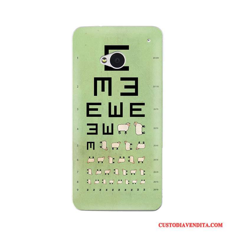 Custodia Htc One M7 Silicone Personalizza Sottile, Cover Htc One M7 Protezione Telefono Bianco