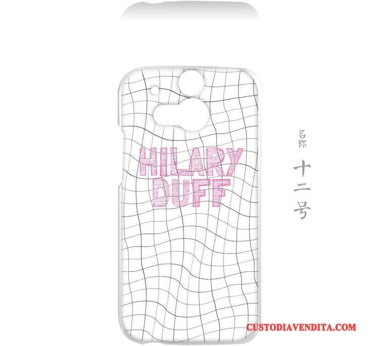 Custodia Htc One M8 Protezione Arte Amanti, Cover Htc One M8 Grigio Difficile