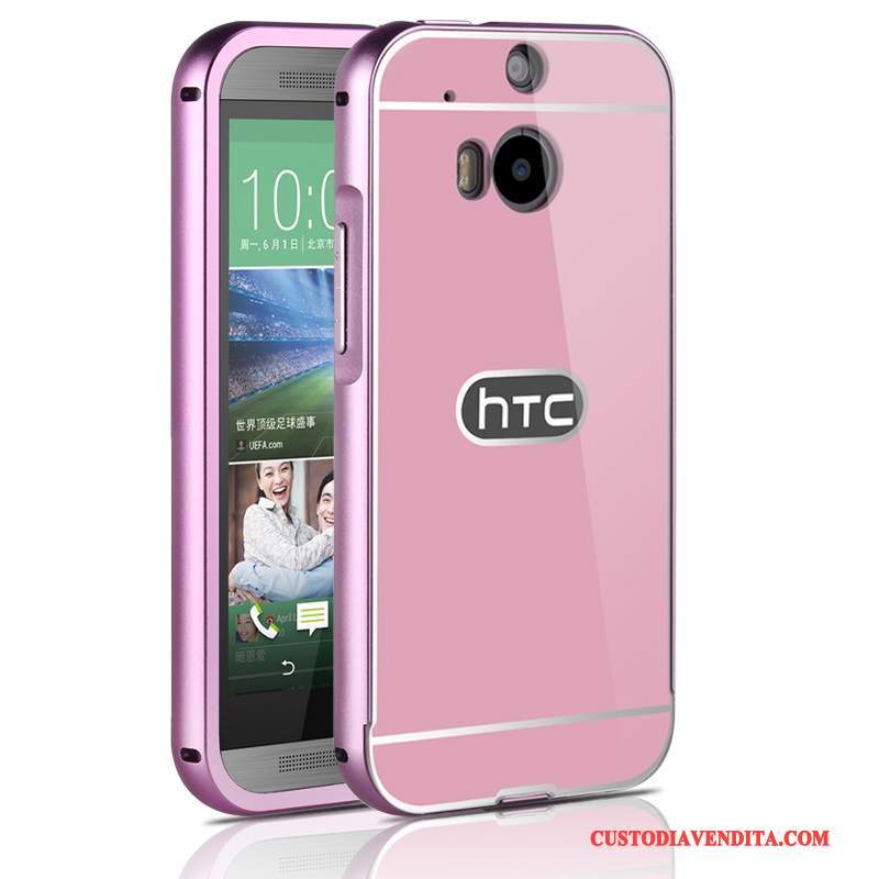 Custodia Htc One M8 Protezione Pellicola Protettivatelefono, Cover Htc One M8 Oro Tempra