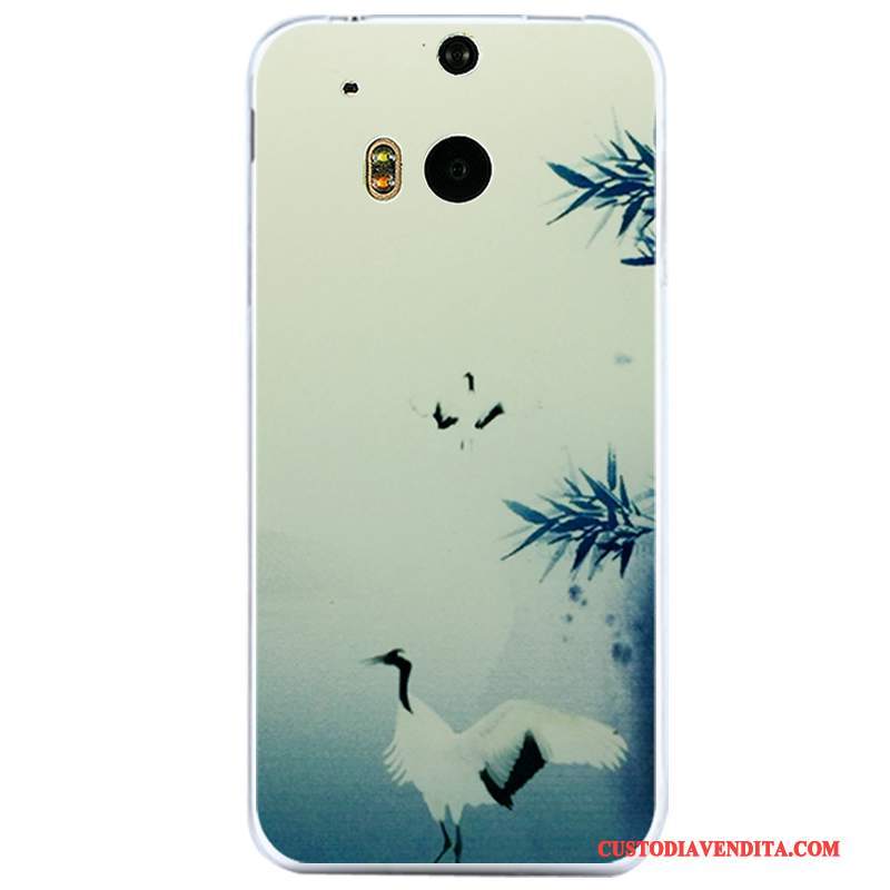 Custodia Htc One M8 Silicone Anti-caduta Vento, Cover Htc One M8 Protezione Telefono Tutto Incluso