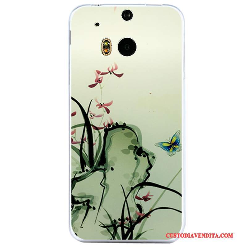 Custodia Htc One M8 Silicone Anti-caduta Vento, Cover Htc One M8 Protezione Telefono Tutto Incluso