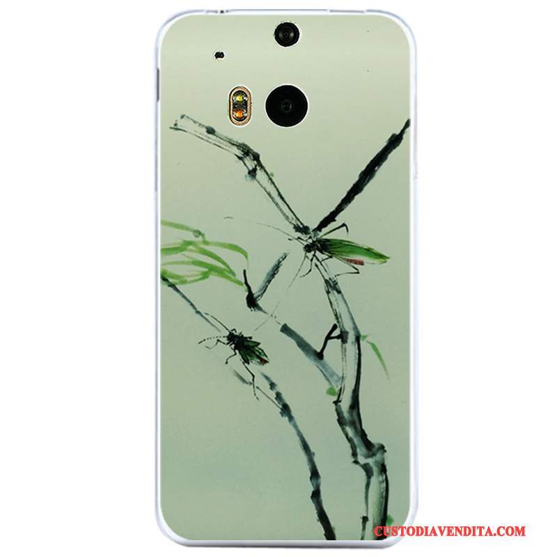 Custodia Htc One M8 Silicone Anti-caduta Vento, Cover Htc One M8 Protezione Telefono Tutto Incluso