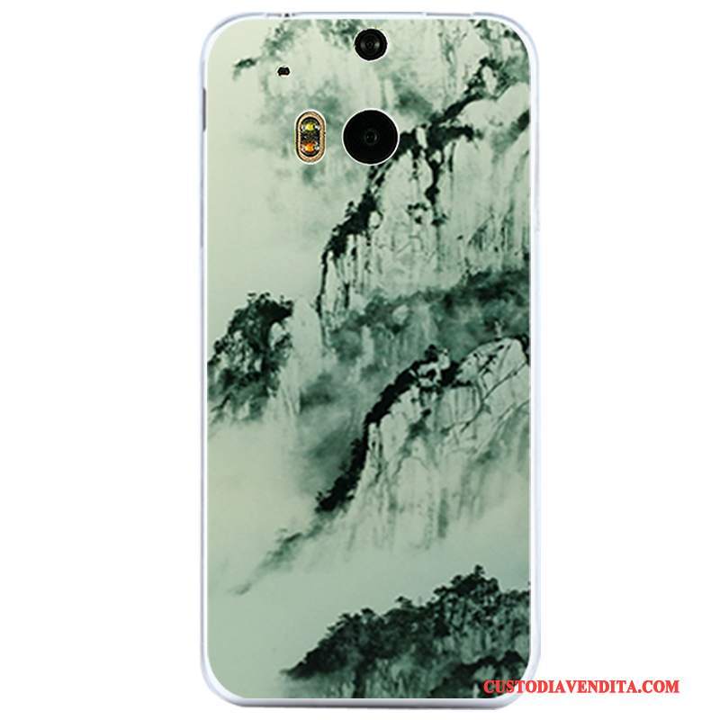 Custodia Htc One M8 Silicone Anti-caduta Vento, Cover Htc One M8 Protezione Telefono Tutto Incluso